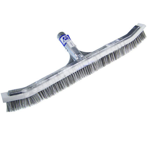 A&B 18 inch Curved Combination Swimming Pool Wall Brush.